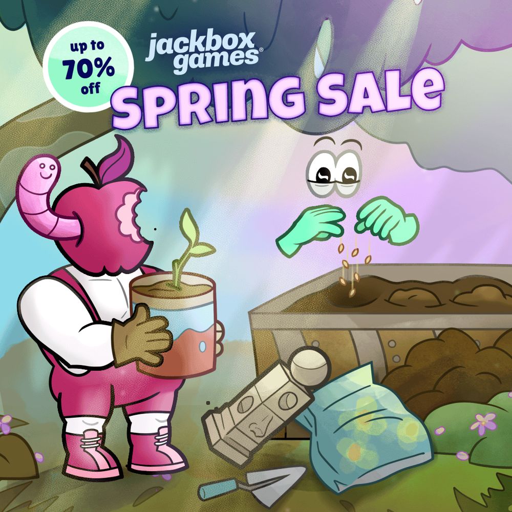 Greetings, consumer. Enjoy Steam Spring Sale today. Up to 70% off Jackbox Games.