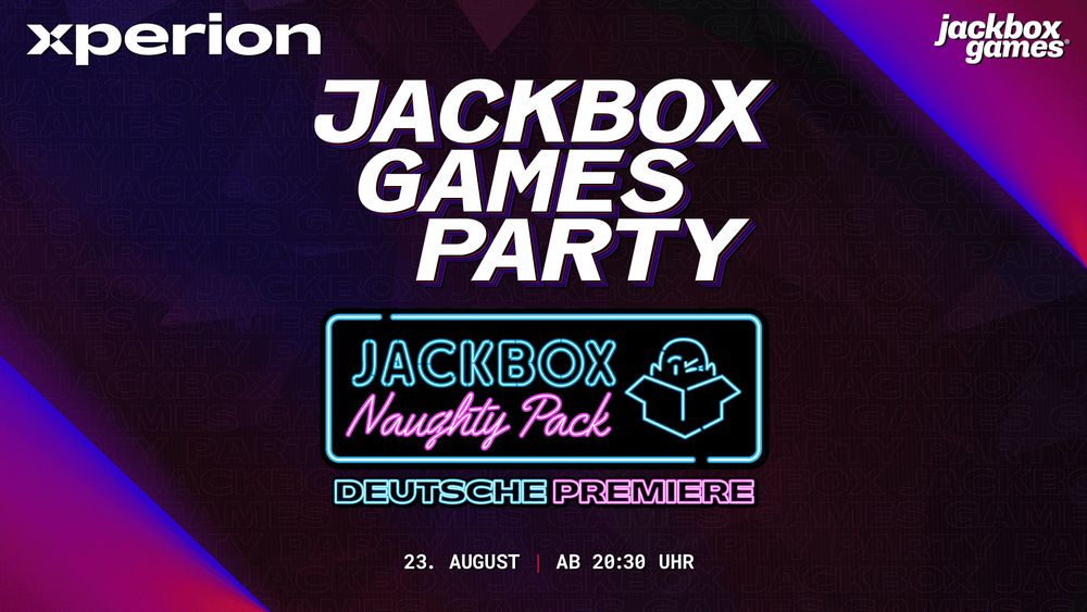 Erlebe die deutsche Weltpremiere vom Jackbox Naughty Pack live in Köln!